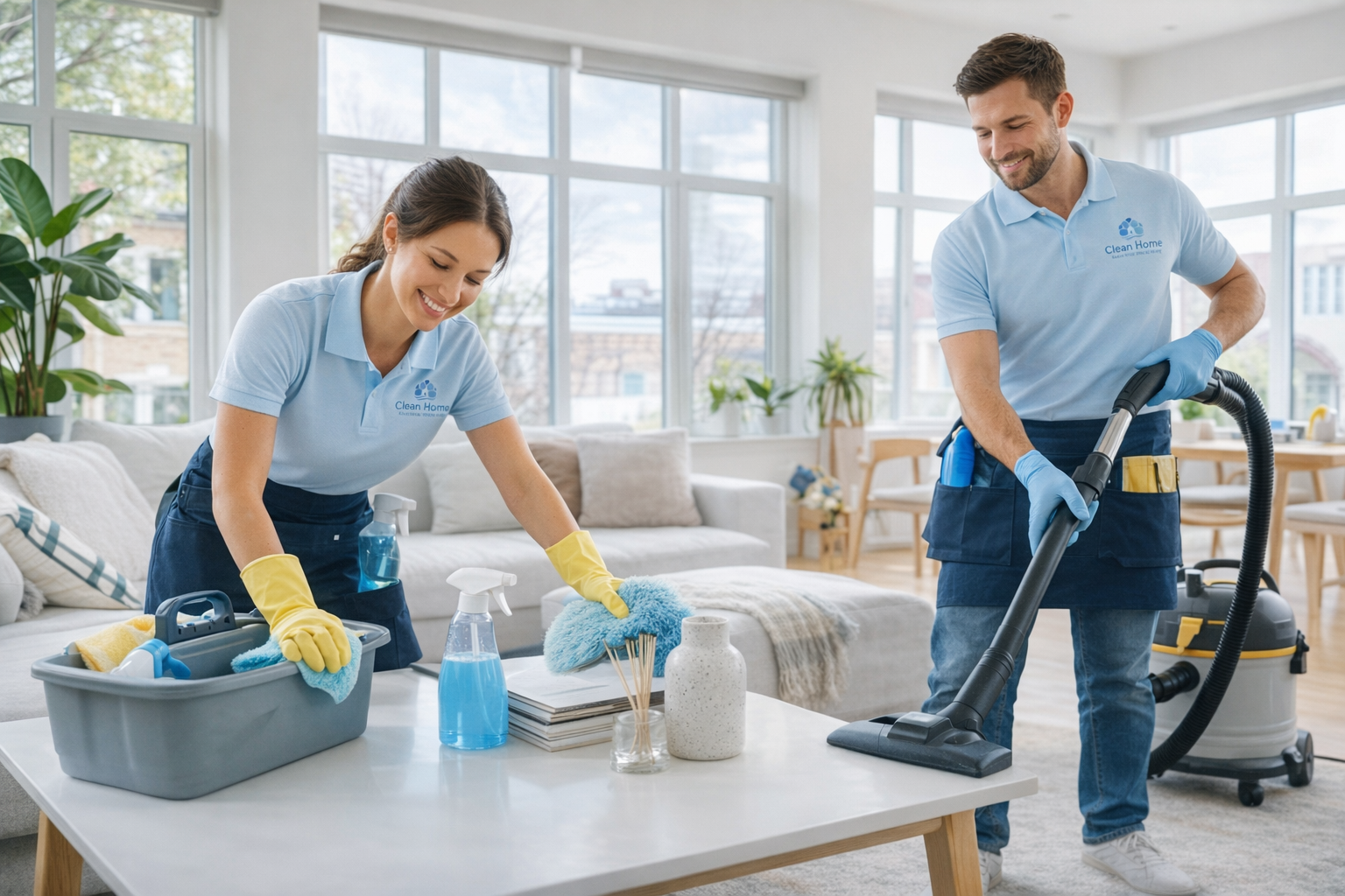 Clean Home team delivering a professional clean in Dorset